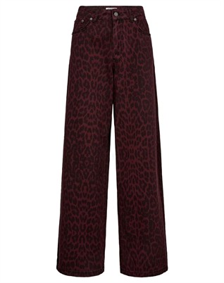 Leo CC Wide Bukser - Winered